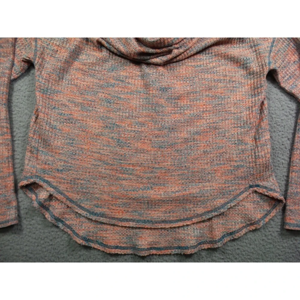 Free People Top Womens Small Multicolor Misty Long Sleeve On‎ or Off Shoulder